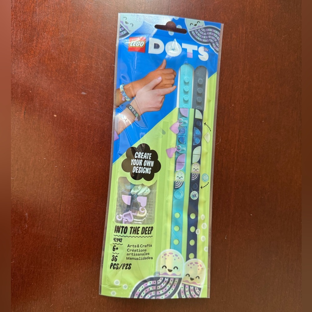 NWT LEGO DOTS Into the Deep Bracelet Set - Blue, Green, Purple - Picture 3 of 15